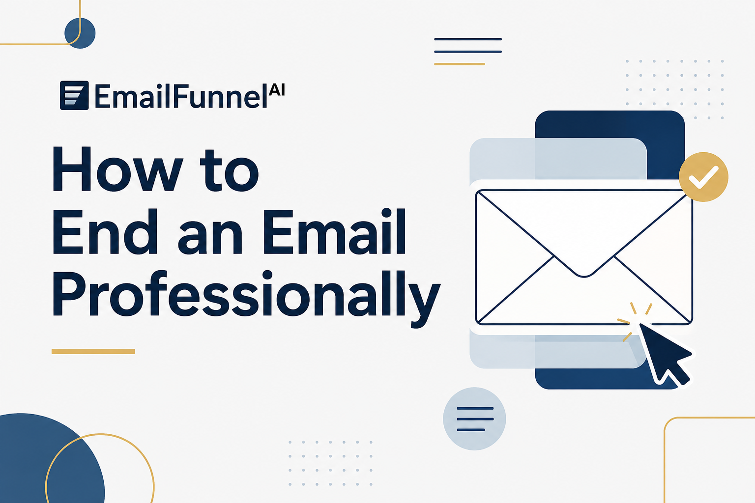 how to end an email